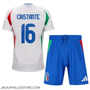 Italia Bryan Cristante #16 Vieraspaita Lapsille EM-Kisat 2024 Lyhythihainen (+ shortsit)